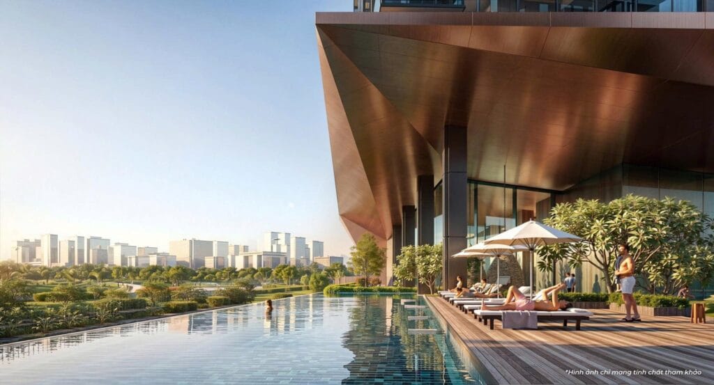 Hồ bơi vô cực dành cho cư dân Springlight City