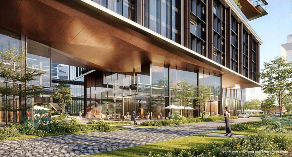 Khu cảnh quan khối đế dự án Springlight City